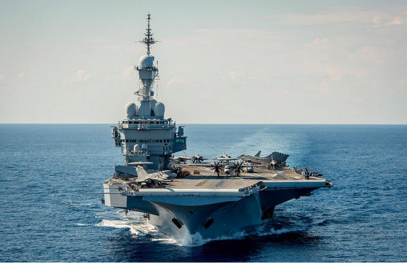 French carrier battle group returns to the front line