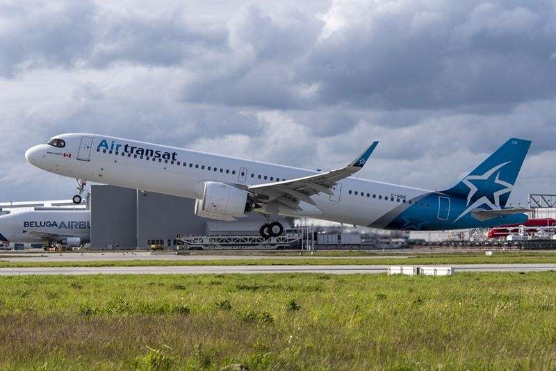 Airbus delivers first A321LR to Air Transat