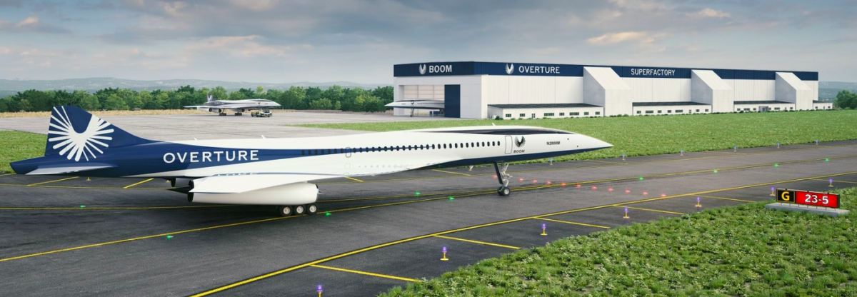 Boom Supersonic begins construction of its plant