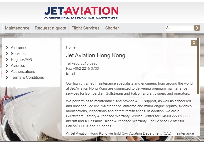 Jet Aviation Business Jets in Hong Kong  is recruiting its Managing Director