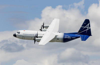 Lockheed Martin commercial freighter makes first flight