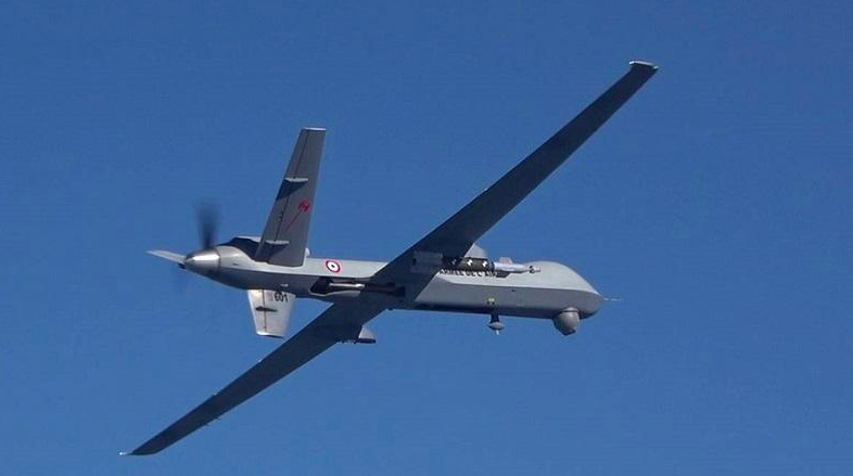 First test firing of a laser-guided weapon from a Reaper drone in France