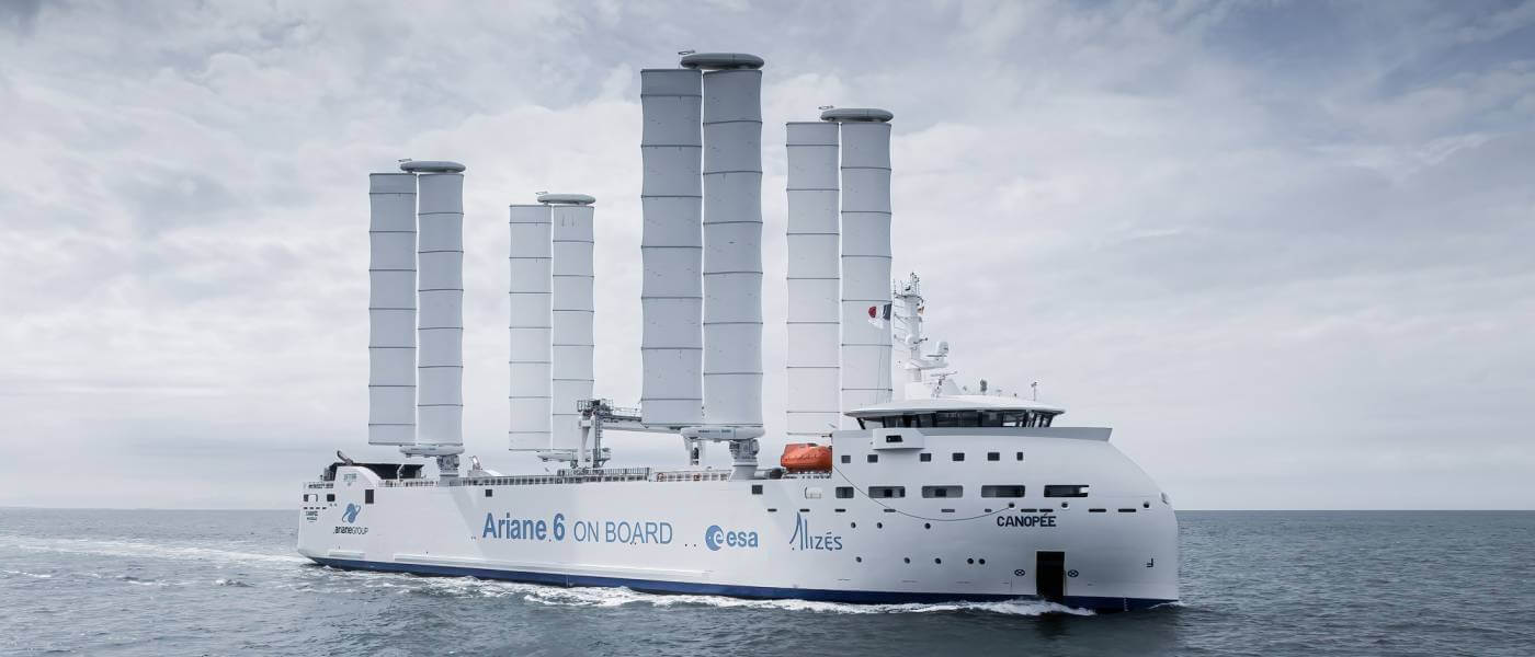 Wings for the Ariane 6 transport ship