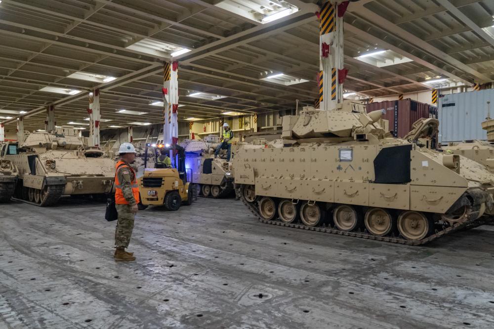 One of the latest versions of the M2 Bradley for Ukraine