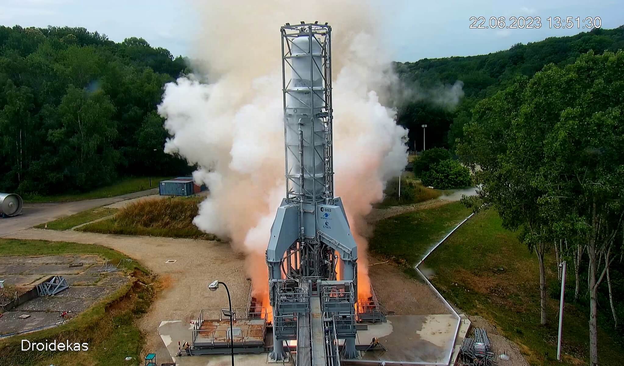 Successful testing of the European rocket engine for the future Prometheus on the Themis reusable stage