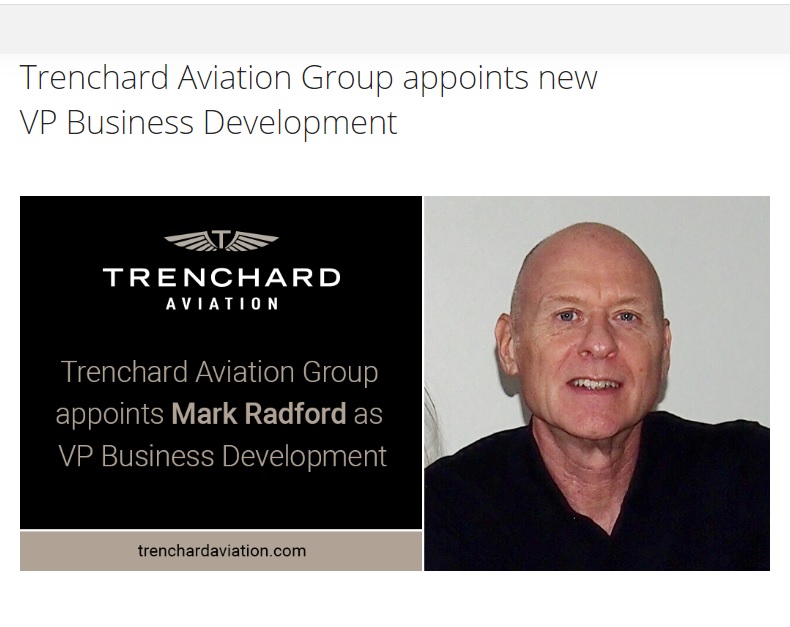 Trenchard Aviation Group appoints new VP Business Development