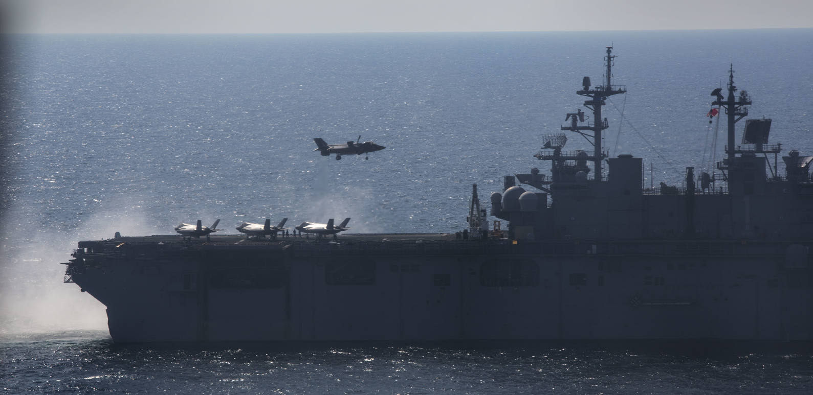 F-35B-capable USS Wasp departs for Japan