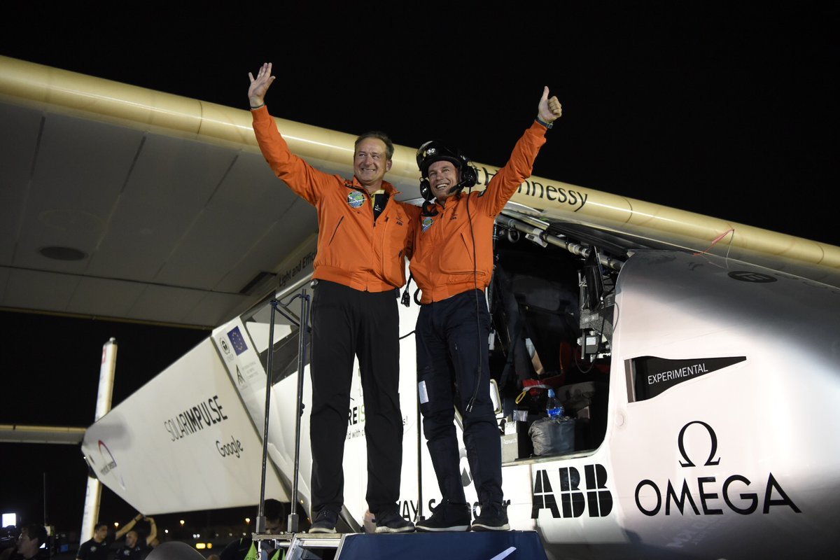 Solar Impulse completes round-the-world trip