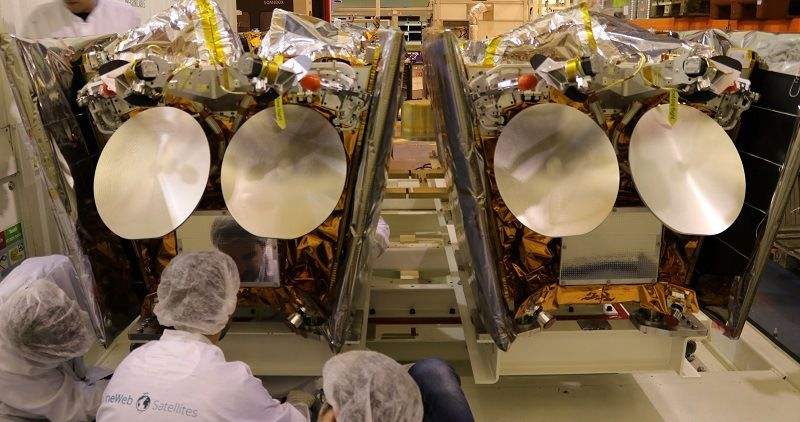 First OneWeb satellites shipped to launch site