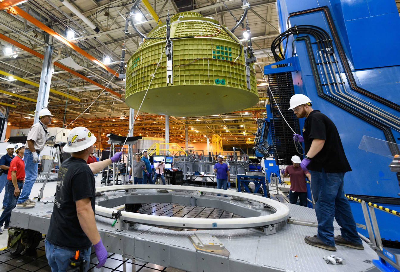 Second Orion spaceship in final assembly