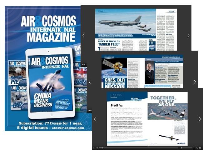 Subscribe to Air and Cosmos International digital magazine.