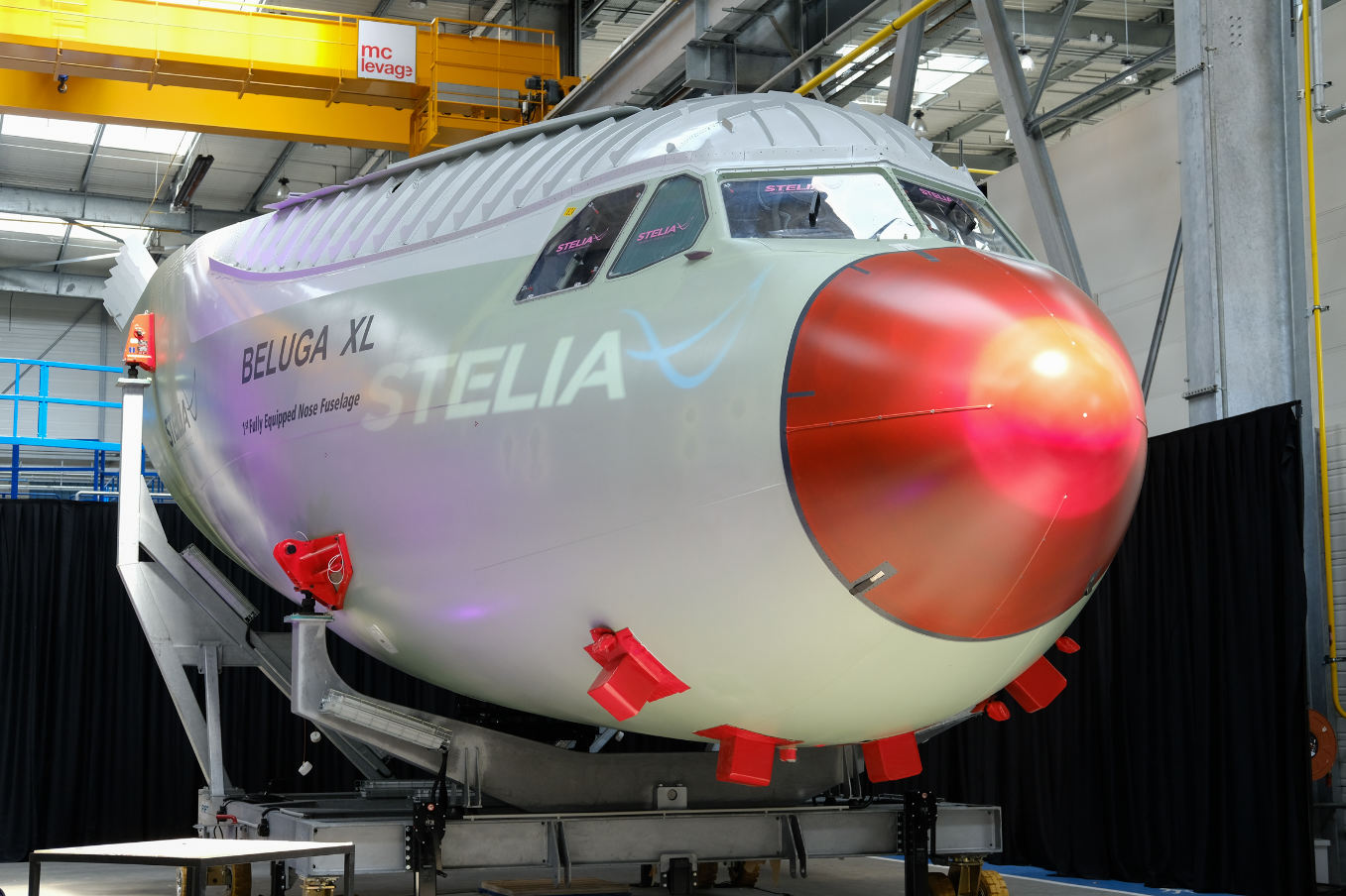 STELIA Aerospace delivers first Beluga XL nose section