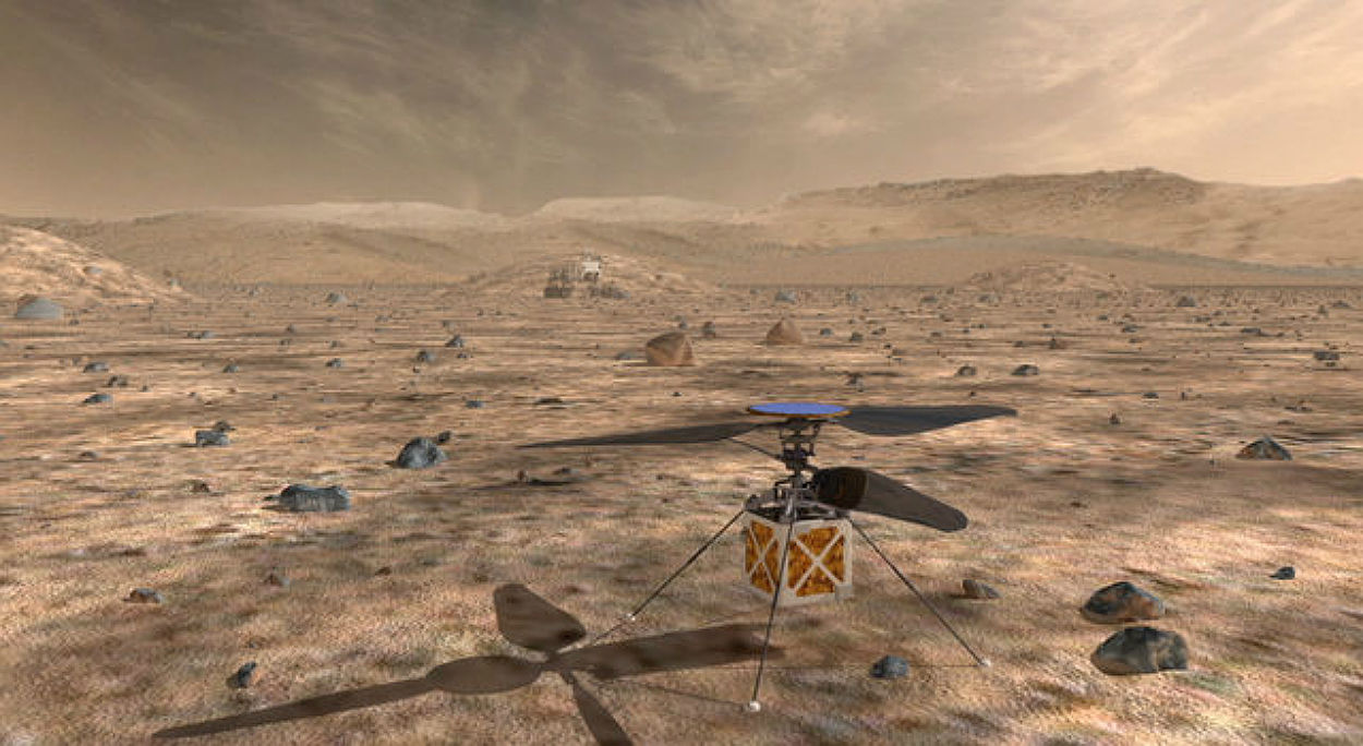 NASA plans Mars rotorcraft