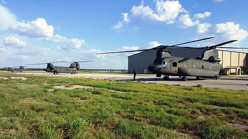 RSAF Chinooks assist in Hurricane Harvey relief operations