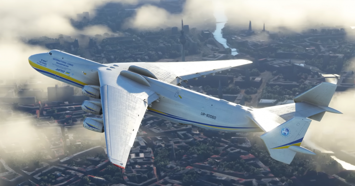 Microsoft Flight Simulator helps build the second An-225