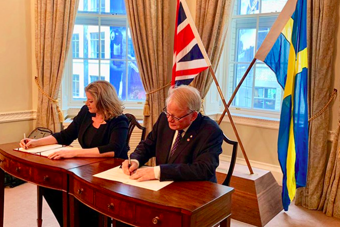 Sweden and the UK signed an agreement to partner on FCAS