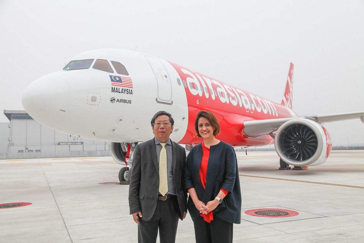 First A320neo assembled in Tianjin delivered to Air Asia