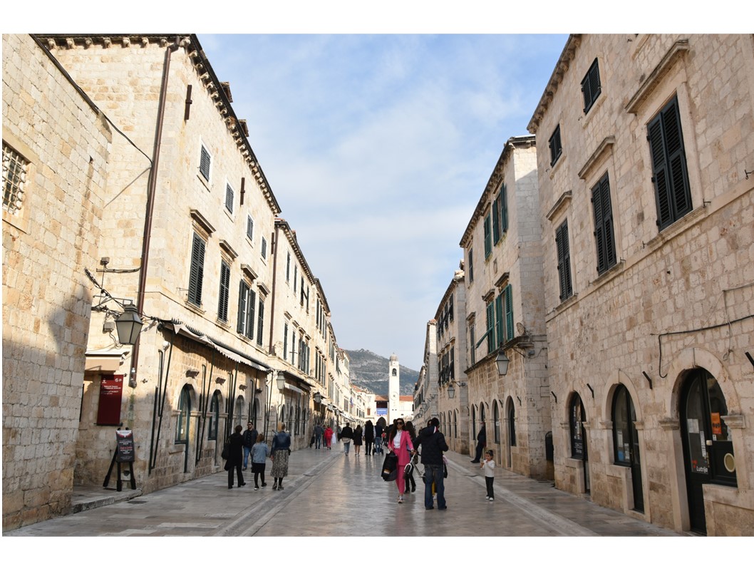 Croatie_2022_5_la Strada, principale rue de la vieille ville de Dubrovnik