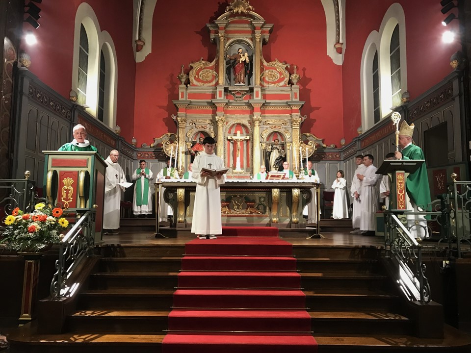 7 septembre 24 - Installation de notre nouveau curé, le père Rémi Galvan, par Mgr Marc Aillet