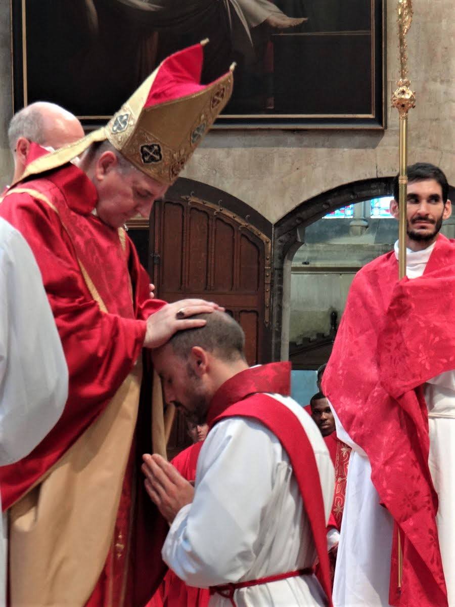 Le 30 juin 2018 – Notre diacre, Vincent-Marie,  a été ordonné prêtre