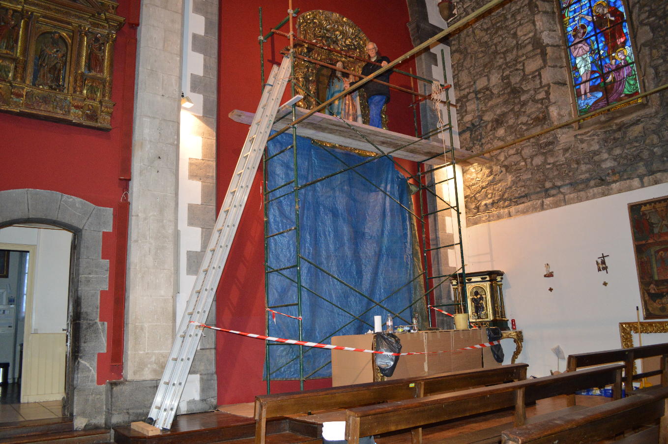 La restauration de Sainte Marie Madeleine