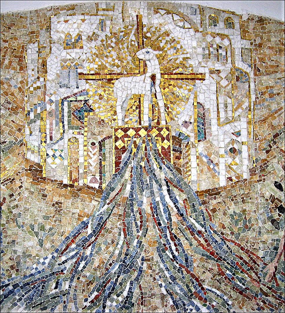 La Jérusalem céleste (baptistère de Saint Maurice