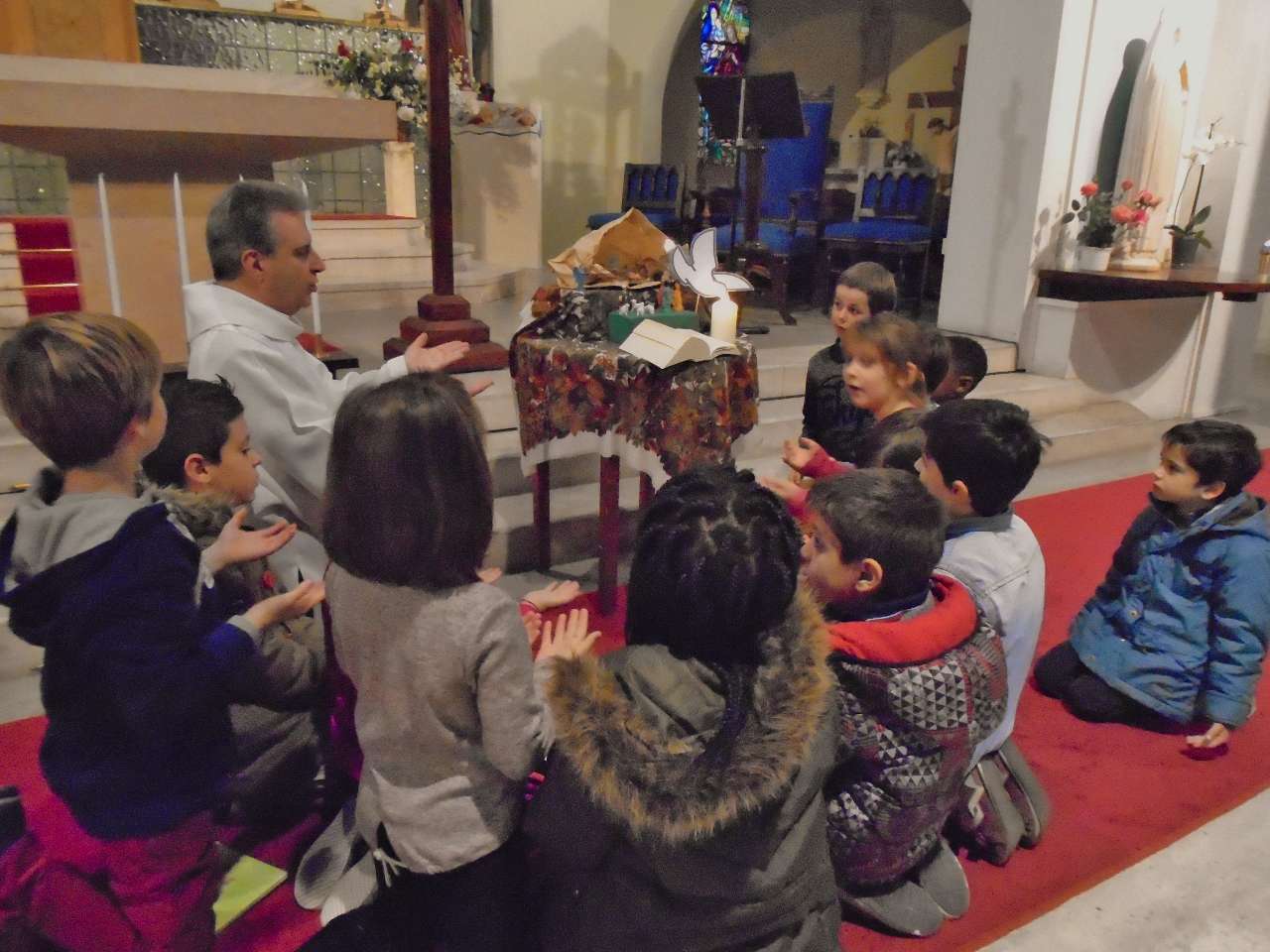 Célébration de Noël pour les enfants de l'éveil à la foi