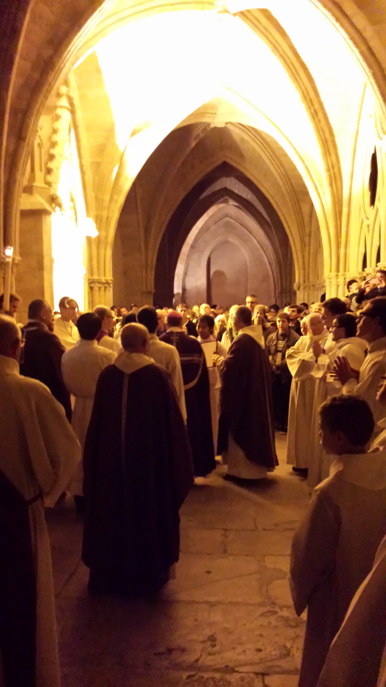 Nous étions à la Cathédrale de Bayonne pour l'ouverture de la Porte Sainte de la Miséricorde