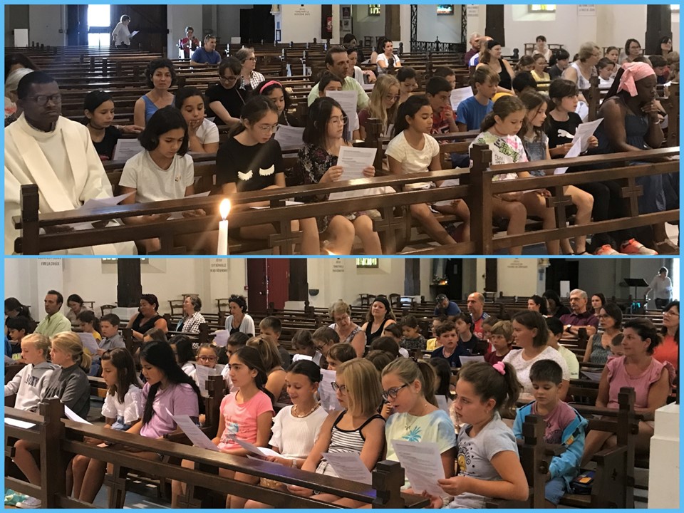 La rentrée du catéchisme des   enfants de 8 - 10 ans à Sainte Anne