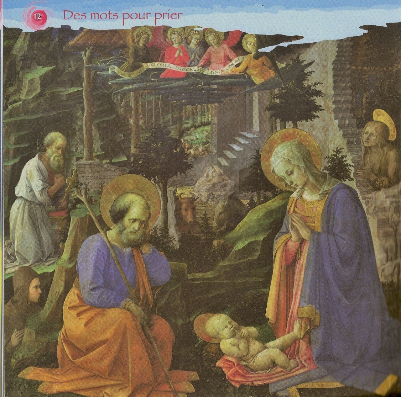 L'adoration de l'enfant - Filippo Lippi - 15e siècle - "Et vous, sauriez-vous faire une lecture de cette œuvre ?"