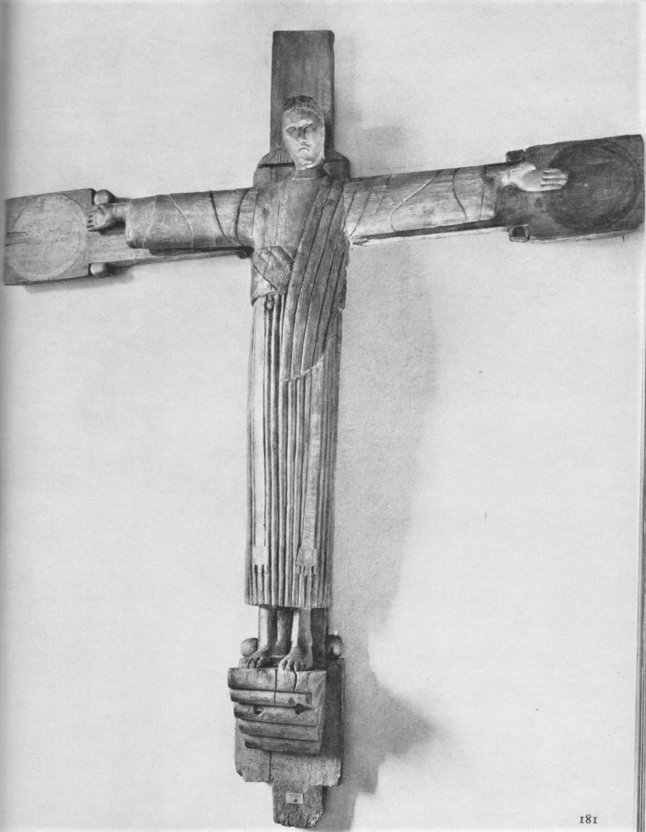 Le crucifix de Svenneby, Suède, type iconographique extrêmement rare : le Christ en majesté portant l'étole, insigne des serviteurs de son Eglise,