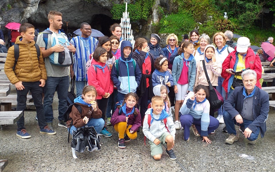 230614 Pèlerinage de fin d'année du catéchisme à Lourdes