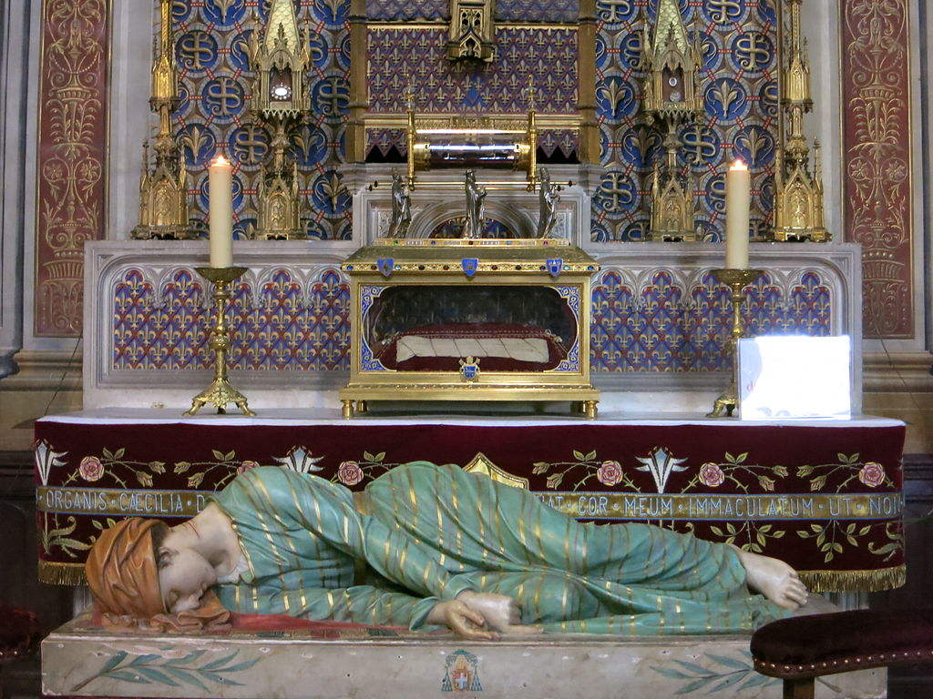 Souvenir du martyr de Sainte Cécile. Reliquaire Albi