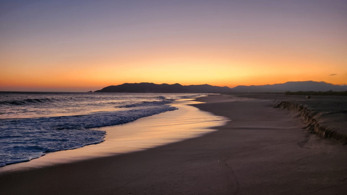 250204 Coucher de soleil - Playa Bamba - Mexique - Oaxaca