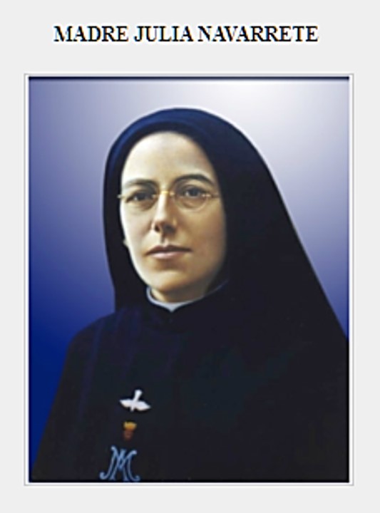 21 novembre - Vénérable Madre  Julia de las Espinas del Sagrado Corazon