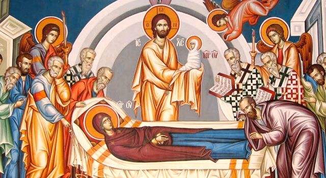 Dormition - Assomption au Ciel de la Vierge Marie accueillie par le Christ Ressuscité !
