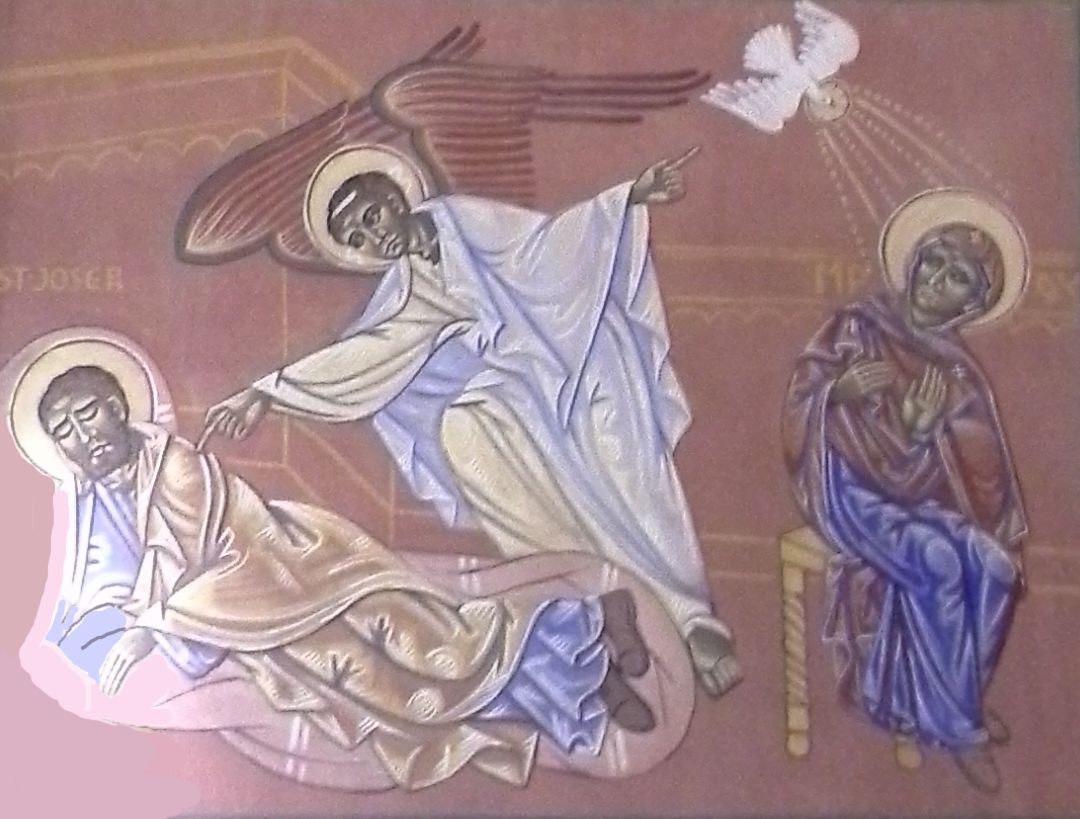 Fresque (1958) de l’Eglise d’Alban dans le Tarn du peintre russe Nicolaï Greschny.