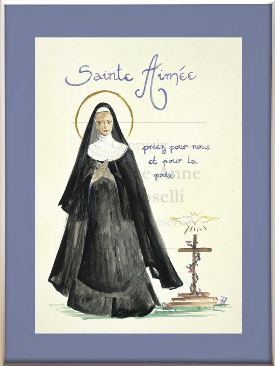 Fêtée le 20 février, Sainte Aimée (1200-1252)