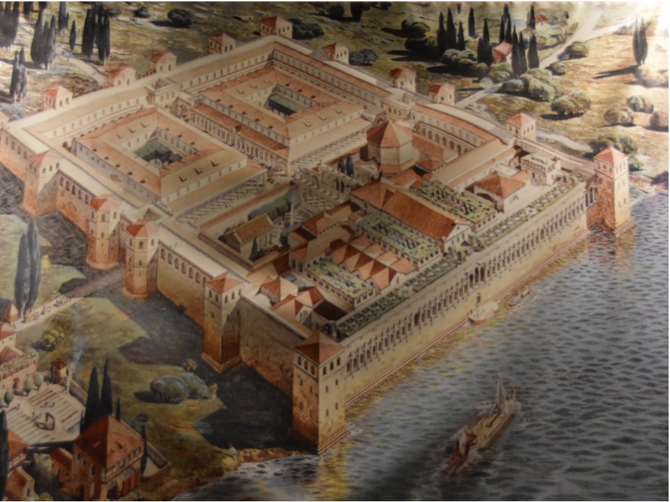 l'ancien palais de Dioclétien constitue le centre ancien de Spli