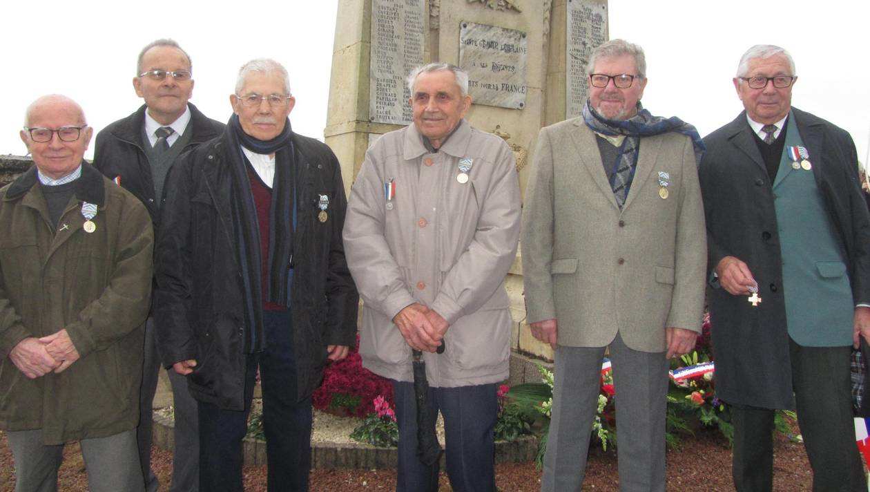 Des anciens combattants à l’honneur à Sainte Gemme la Plaine le 11 novembre !