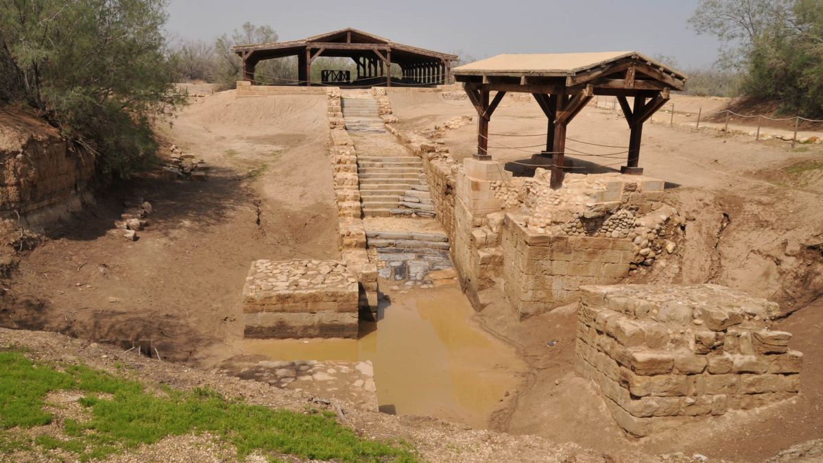 Le site du baptême de Jésus, de champ de mines à lieu de prière