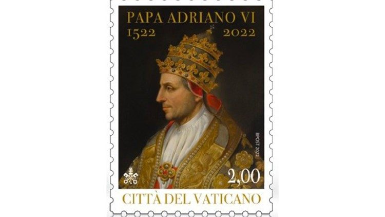 François rend hommage au Pape Adrien VI