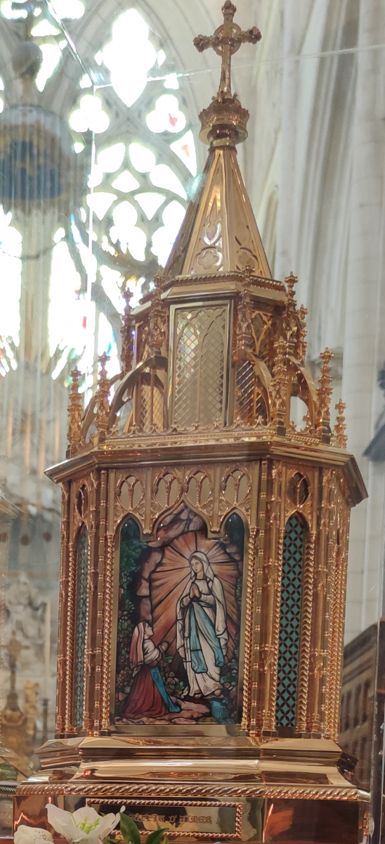 Accueil des reliques de Sainte Bernadette le 13 février 2022