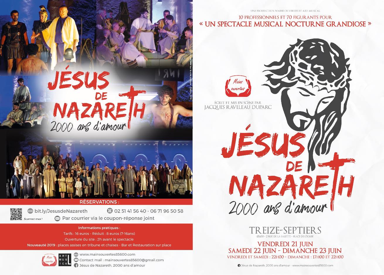 Spectacle musical : "Jésus de Nazareth - 2000 ans d'amour"
