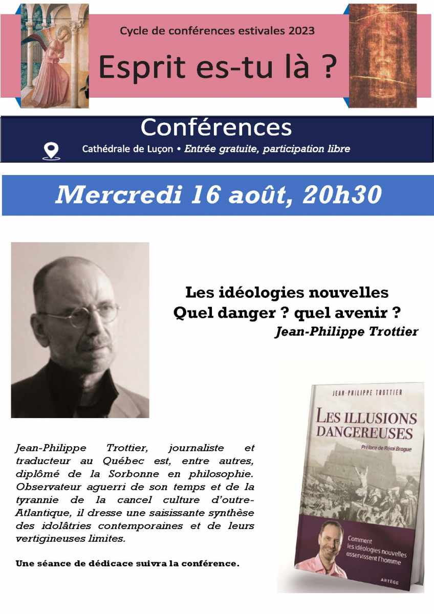 Voir ou revoir la conférence de Jean-Philippe Trottier