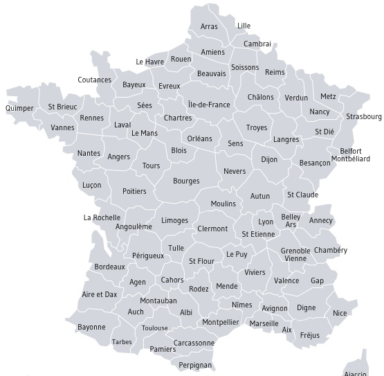 A la découverte des diocèses de France