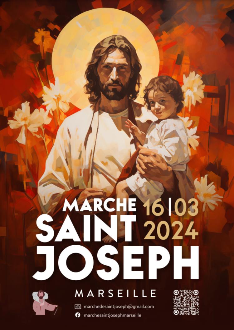 Interview d'Alban de La Roque sur RCF - Marche de Saint-Joseph 2024 de Marseille