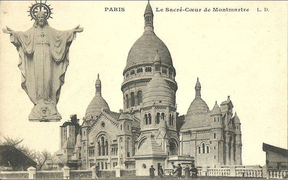 Carte postale Sacré-Coeur début XX° siècle