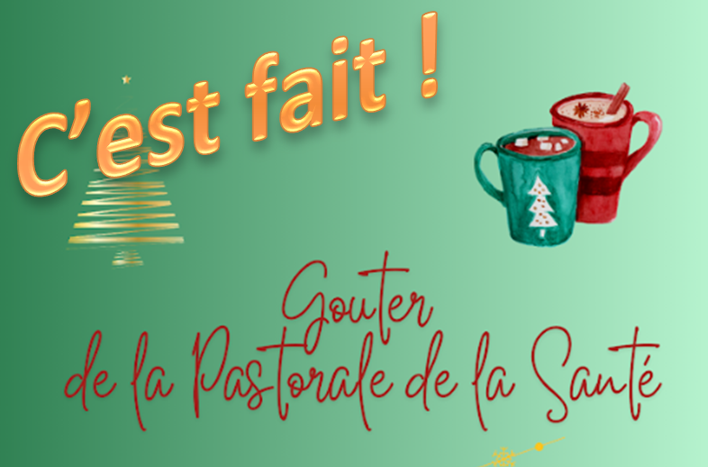 Goûter de Noël de la pastorale de la santé l