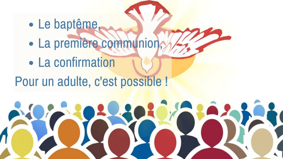 Mercredi 5 octobre - 20h30 à St-Péray : Rencontre d'information pour la préparation aux sacrements des adultes.